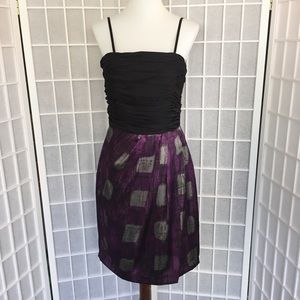 Max and Cleo Printed Evening/Cocktail Wrap Dress